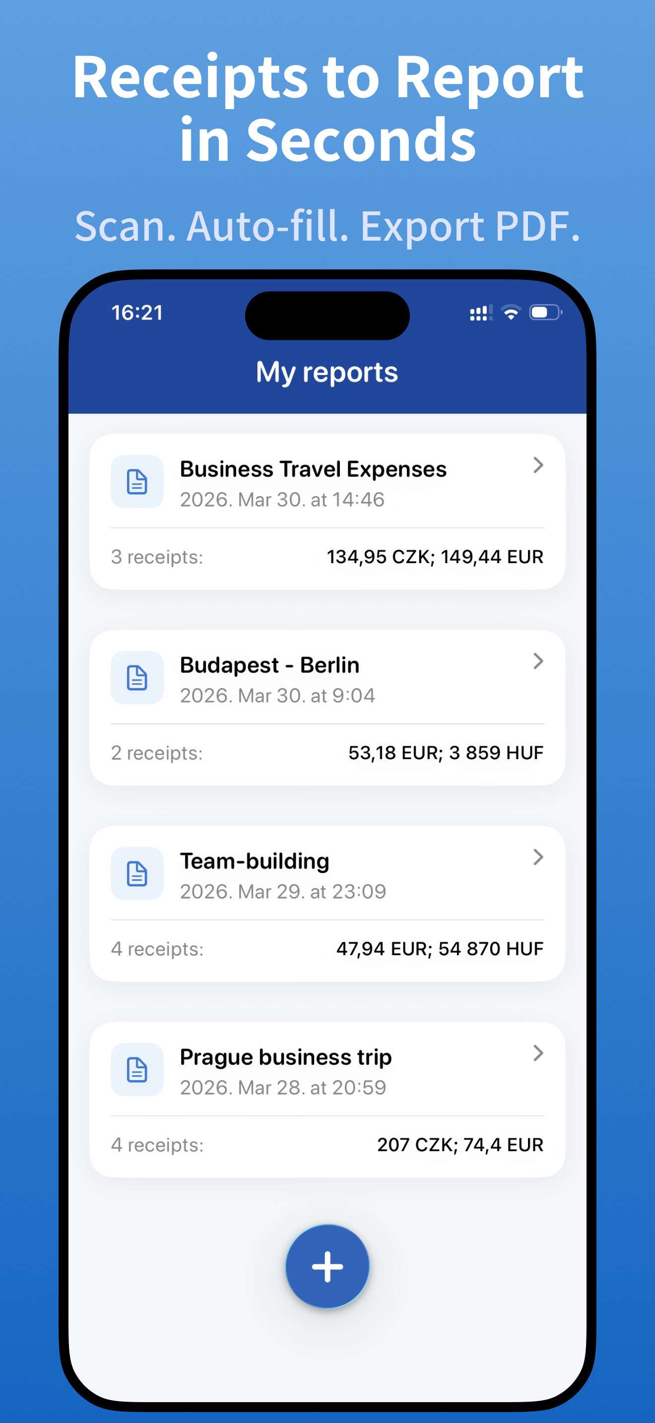 Receipt Office app screenshot 1