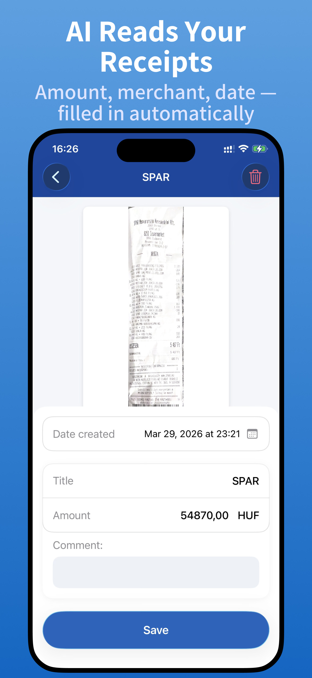 Receipt Office app screenshot 2