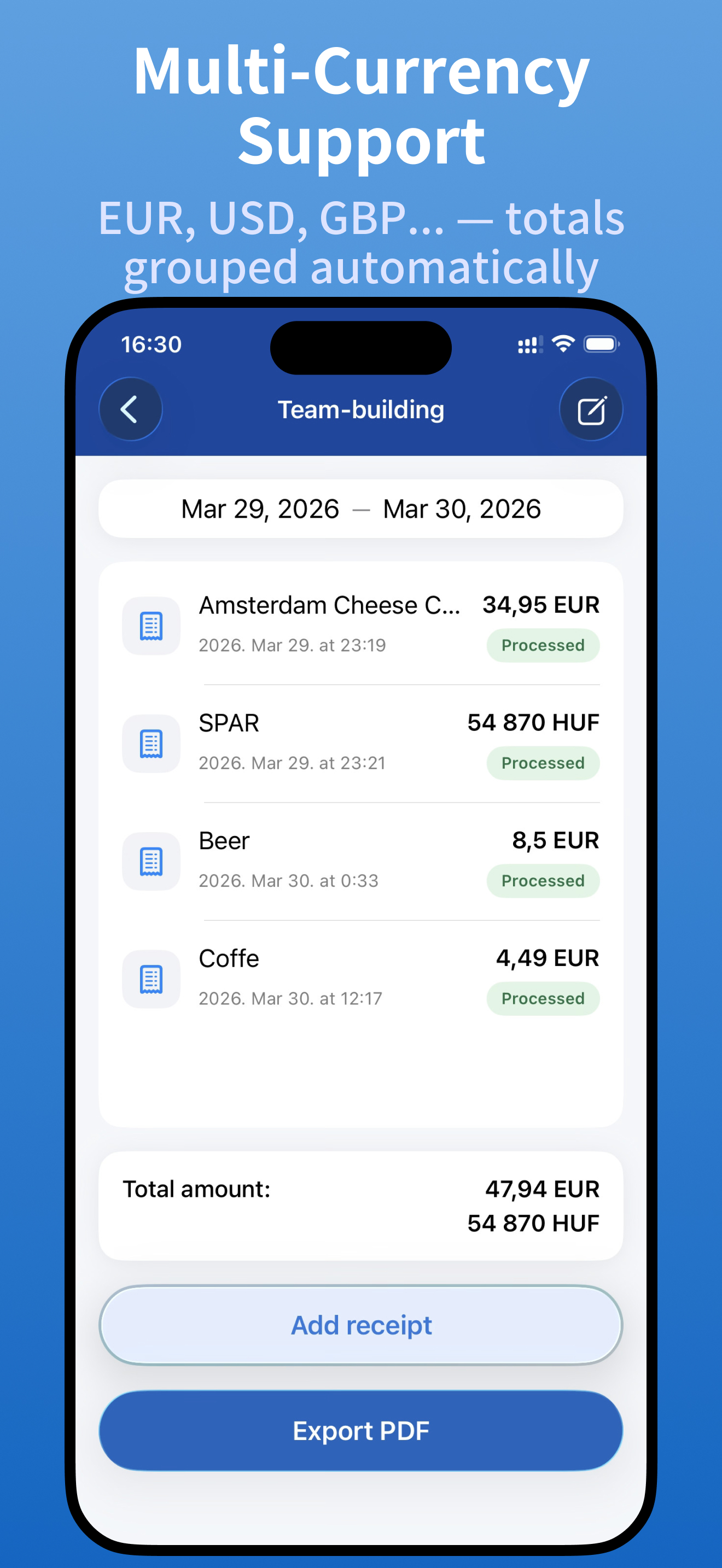 Receipt Office app screenshot 3