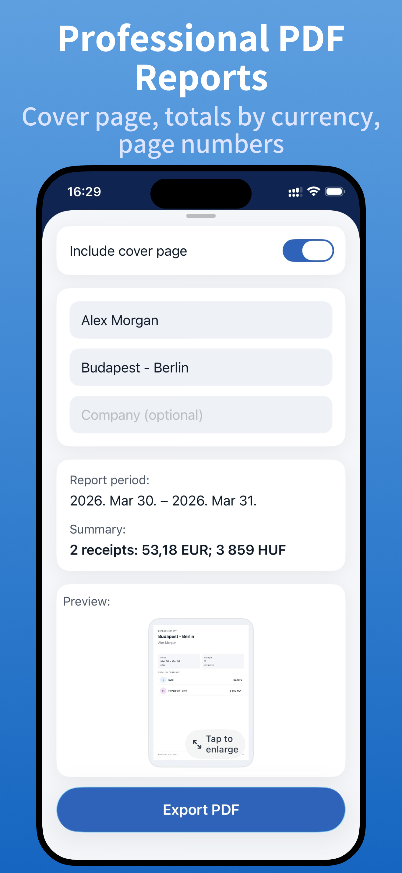 Receipt Office app screenshot 4
